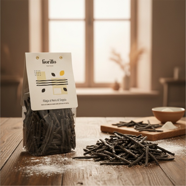 Fileja Nero di Seppia 500g – Pastificio Fiorillo