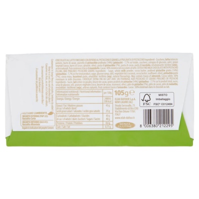 Novi Pistachio Filled Milk Chocolate 105g
