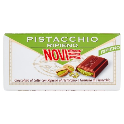 Novi Pistachio Filled Milk Chocolate 105g