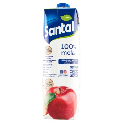 Santàl 100% Apple Juice 1 L – Natural Italian Juice