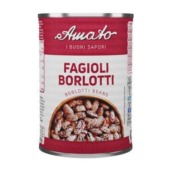 Cooked Borlotti Beans 400 g – Amato Buoni Sapori