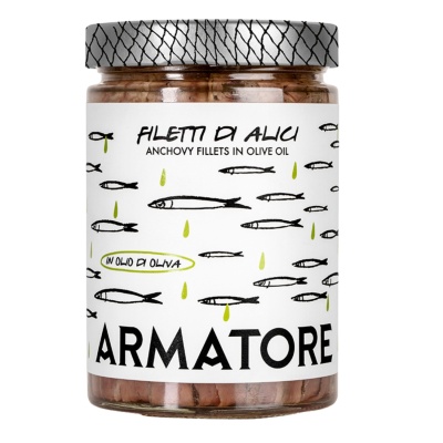Armatore Anchovy Fillets in Olive Oil 585 g