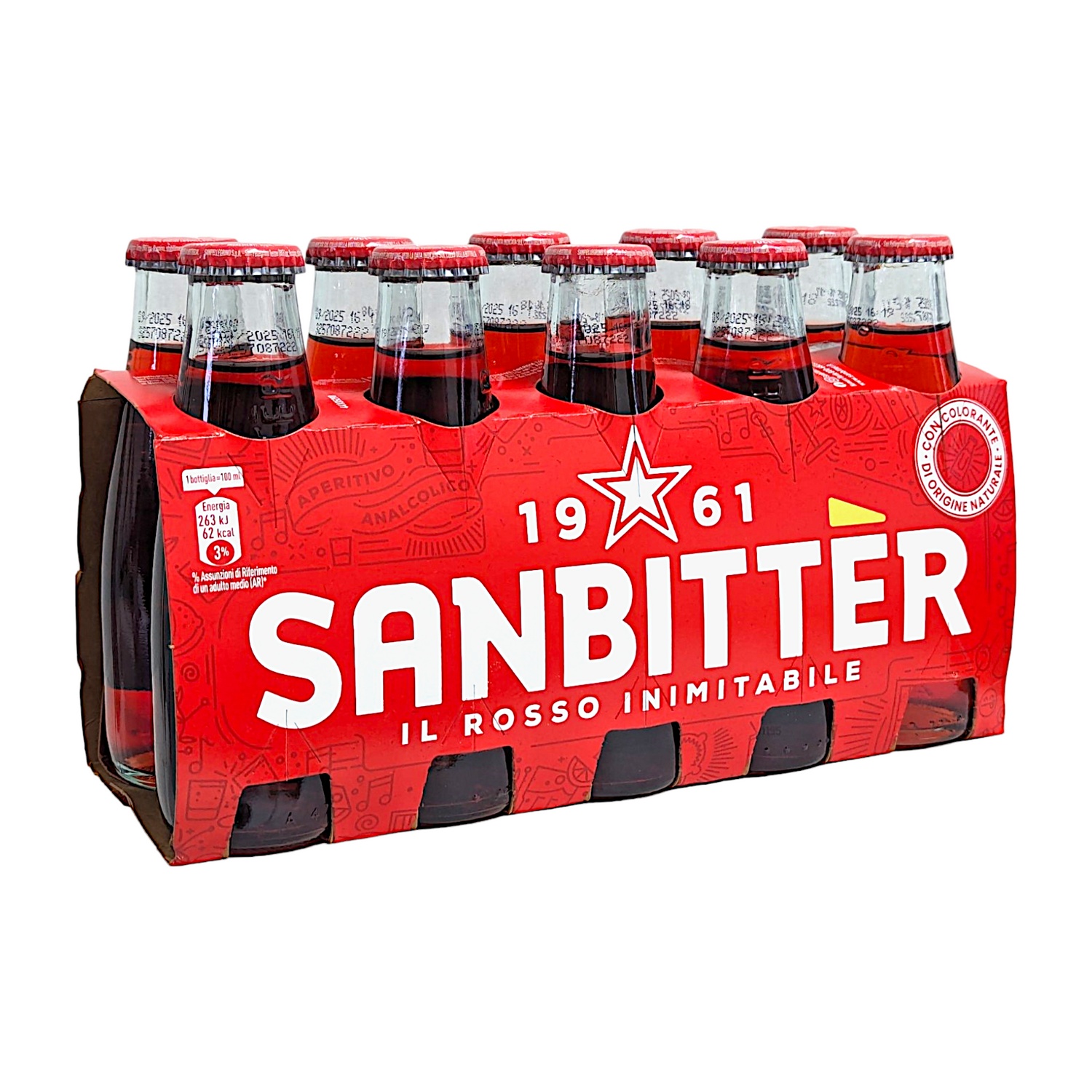 SanBitter Rosso - Non-Alcoholic Aperitif | 10pcs (10cl)