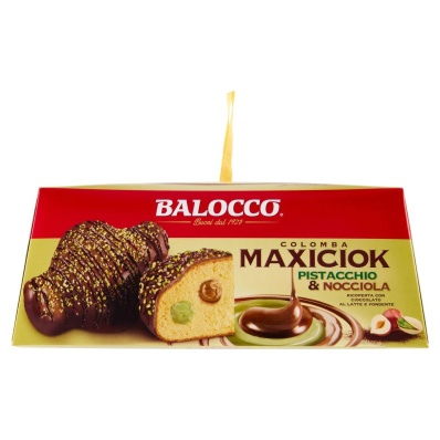 Balocco Colomba Pistachio and Hazelnut: Gourmet Cake