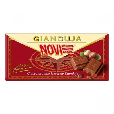 Gianduja Chocolate with Pure Cocoa 100g – Novi