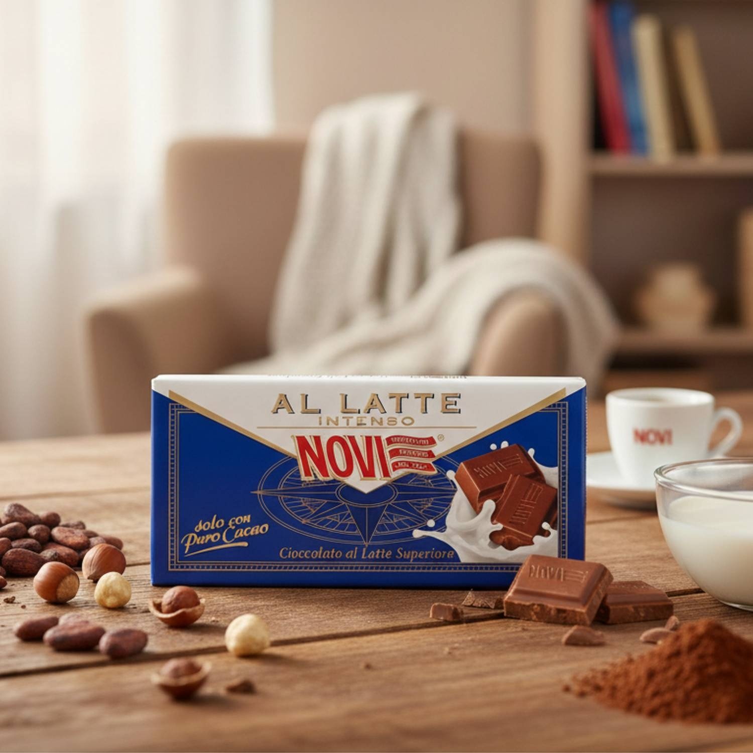 Intense Milk Chocolate Bar 100g – Novi