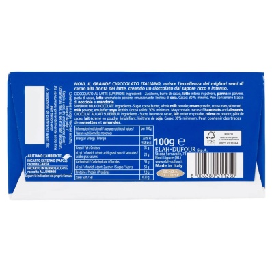 Intense Milk Chocolate Bar 100g – Novi