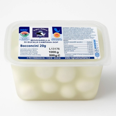 Bocconcini di Bufala D.O.P. 500g Regina Del Volturno