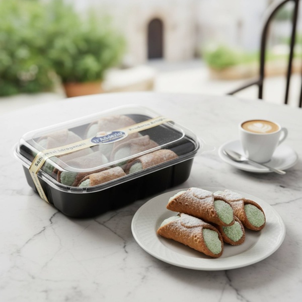 Sicilian Cannoli with Pistachio Cream 200g – D’Addezio