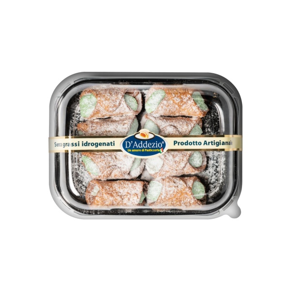 Sicilian Cannoli with Pistachio Cream 200g – D’Addezio