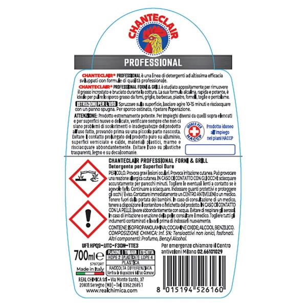 Oven & Grill Degreaser Professional 700ml – Chanteclair