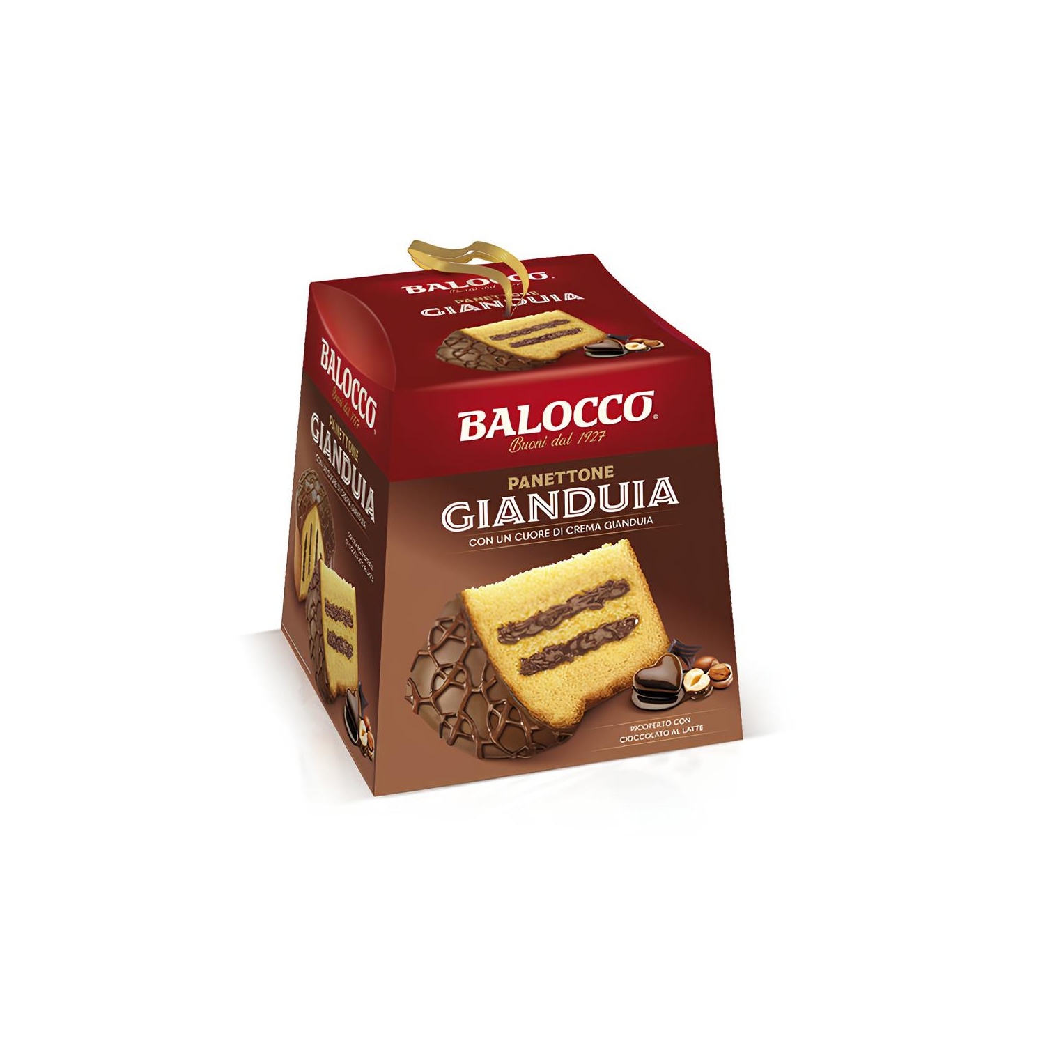 Panettone Balocco with Gianduia cream (800gr)