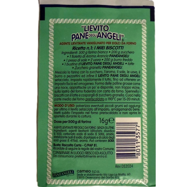 Paneangeli Lievito Vanigliato - Vanilla Yeast 3pcs