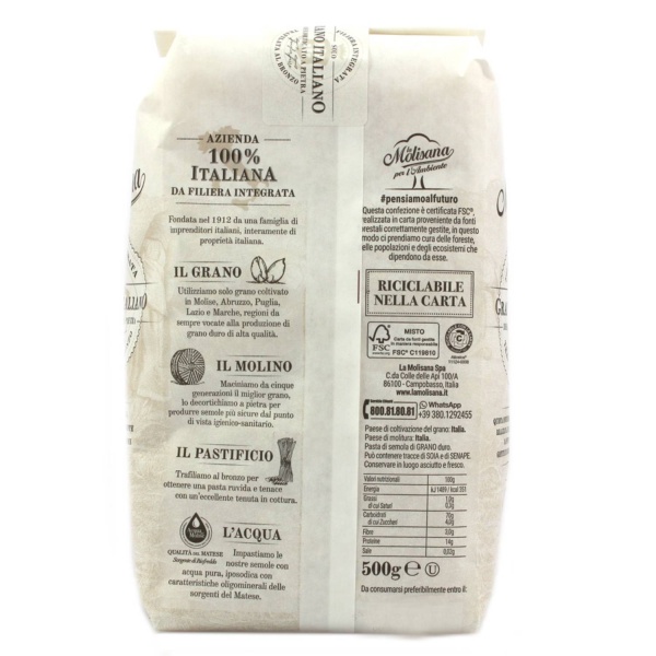 La Molisana Lumache Rigate N°54 - Premium Snail-Shaped Pasta