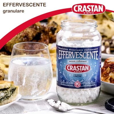 Crastan Effervescent Granules 250g – Lemon Flavored Digestive Aid