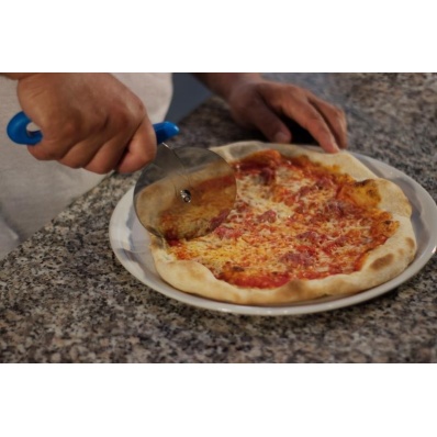 GI Metal Pizza Cutter AC-ROM – 100mm Stainless Steel Wheel - Professional Pizza Cutter