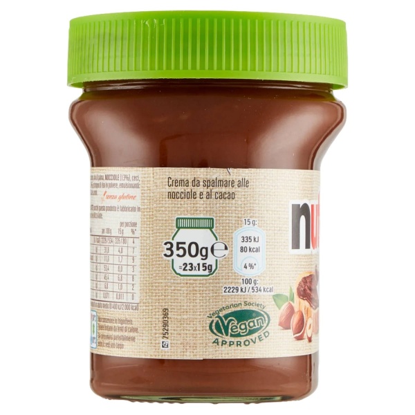 Nutella Plant Based 350g Vegan Hazelnut Spread