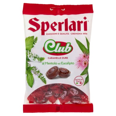 Sperlari Candies Club - Menthol and Eucalyptus (Caramelle Mentolo e Eucalipto) - 200g
