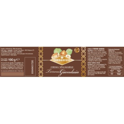 Sicilian Gianduia Nougat Spread – Gluten-Free, Delicious