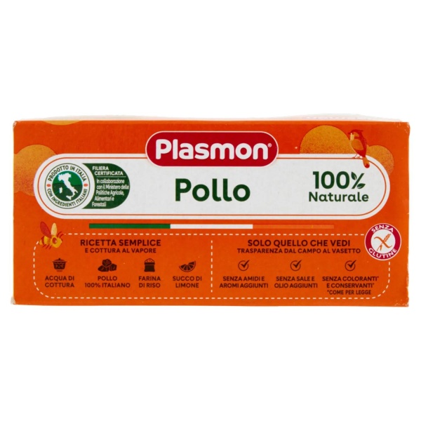 Plasmon Homogenized Chicken with Cereals - Baby Food