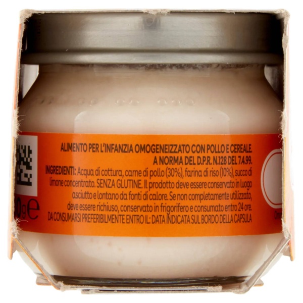 Plasmon Homogenized Chicken with Cereals - Baby Food
