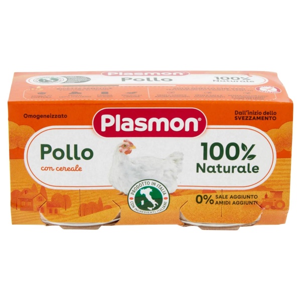 Plasmon Homogenized Chicken with Cereals - Baby Food