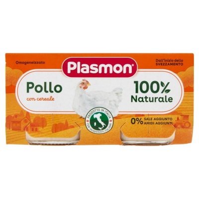 Plasmon Homogenized Chicken with Cereals - Baby Food