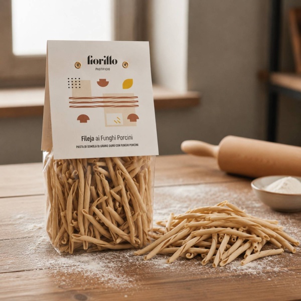 Mushroom Porcini Fileja Pasta 500g - Fiorillo