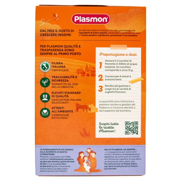 Plasmon Mini Pennette Baby Pasta 300g