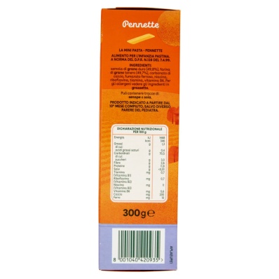 Plasmon Mini Pennette Baby Pasta 300g
