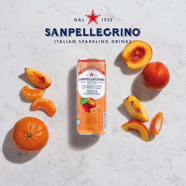 San Pellegrino Zero Bundle - 2x Lemon, 2x Pesca & Clementina - 4x33cl