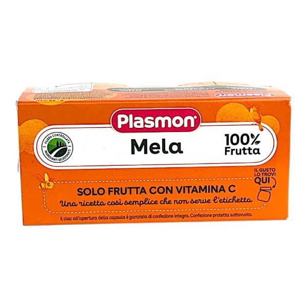 Plasmon Homogenized Apple - Mela 2x80g