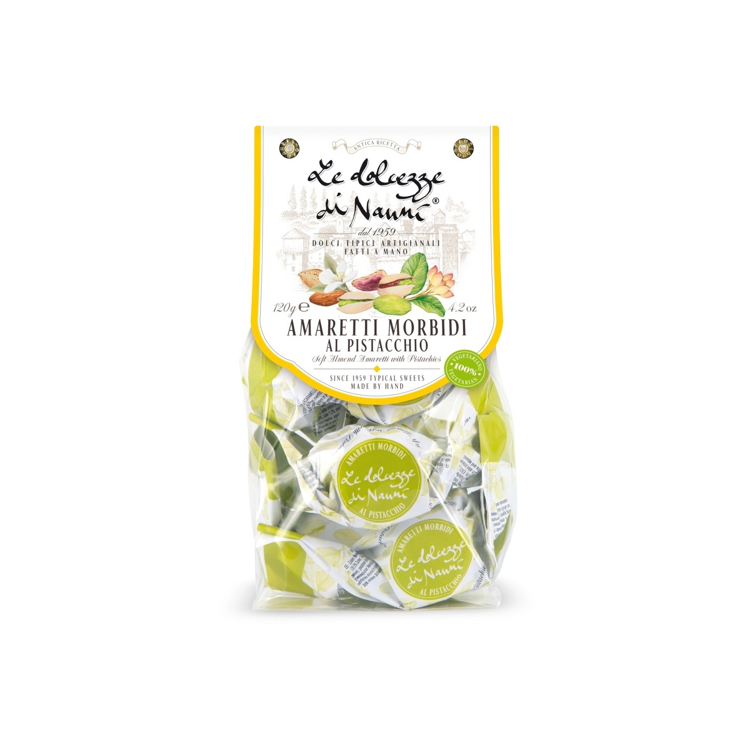 amaretti morbidi al pistacchio