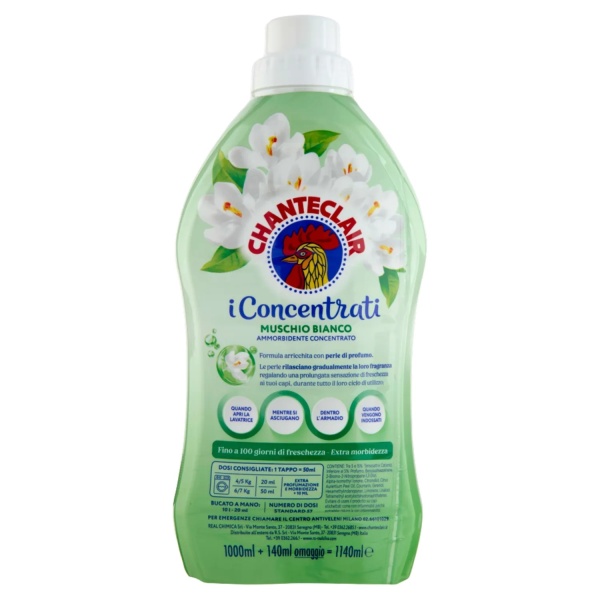 Chante Clair White Musk Laundry Care Bundle - Detergent & Softener - 57 Washes