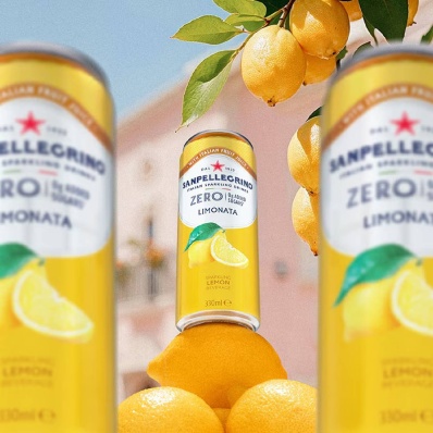 Sanpellegrino Limonata Zero Sugar 330ml Can