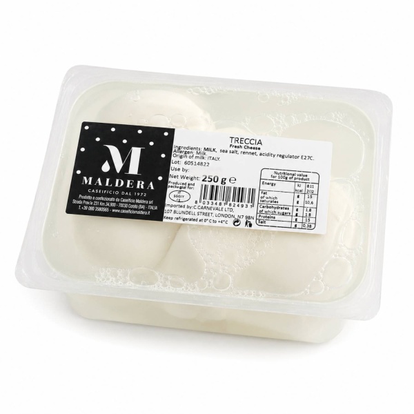 Fresh Mozzarella Treccia 250g Avg - Maldera