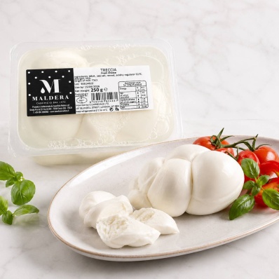 Fresh Mozzarella Treccia 250g Avg - Maldera
