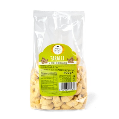 Taralli  Finocchio - Fennel Italian Pretzels Terre di Puglia 400g