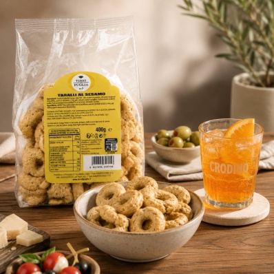 Sesame Taralli 400g - Terre di Puglia