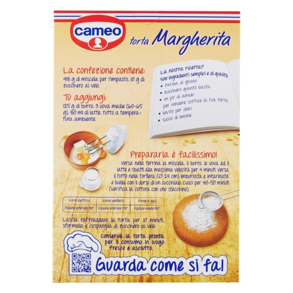 Cameo Torta Margherita - Sponge Cake Mix 428g