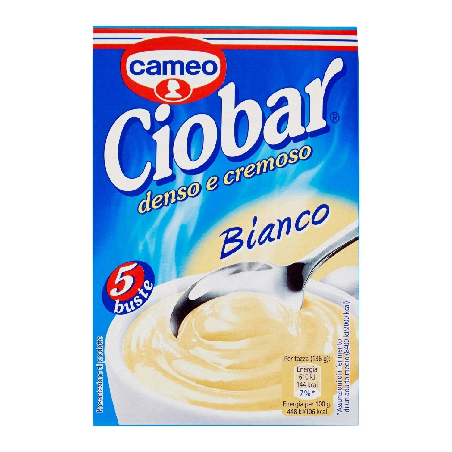 Cameo Ciobar Gusto Bianco - White Chocolate 105g