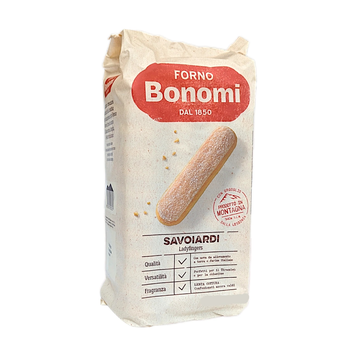 Forno Bonomi Savoiardi for Italian Tiramisu  – Classic Ladyfingers 400g