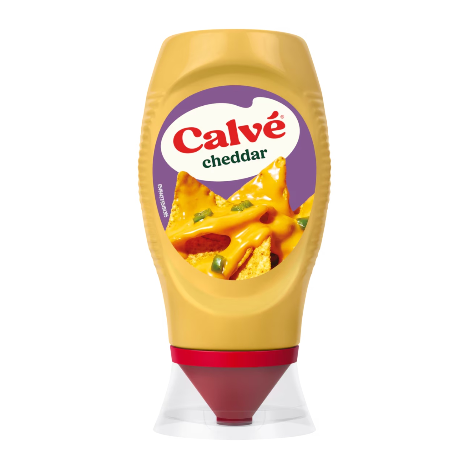Calvé Salsa Cheddar Top Down 240ml