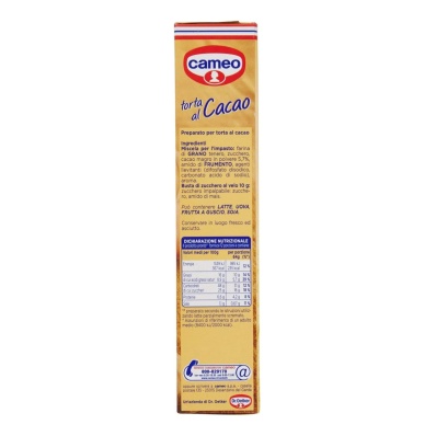 Cameo Prepared for Cocoa Cake – Torta al Cacao Mix 448g