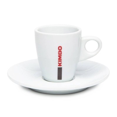 Kimbo Ceramic Espresso Cups & Saucers Set of 6