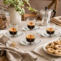 Kimbo Glass Espresso Cups & Saucers Set of 6