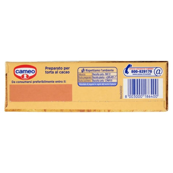 Cameo Cocoa Cake Mix 448g – Italian Torta al Cacao