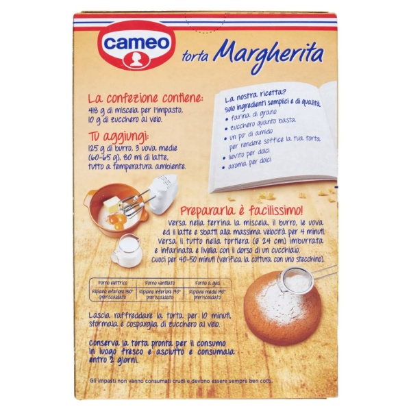 Cameo Torta Margherita - Sponge Cake Mix 428g