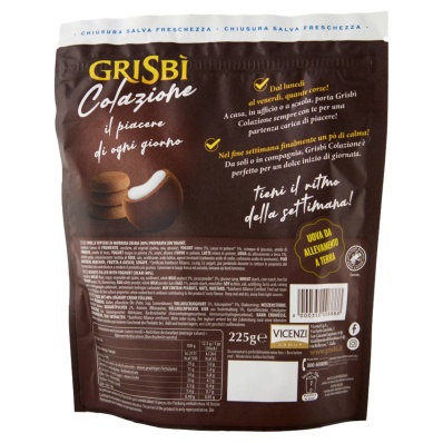 Grisbì Colazione Yogurt Cream Biscuits 225g