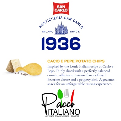San Carlo Cacio e Pepe Crisps 100g